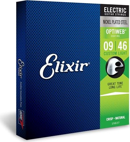 Elixir Electric Optiweb Custom Light (19027)