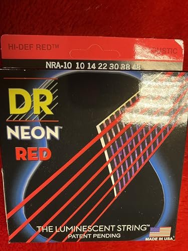 DR Strings Neon Red Acoustic Extra Light (NRA-10)