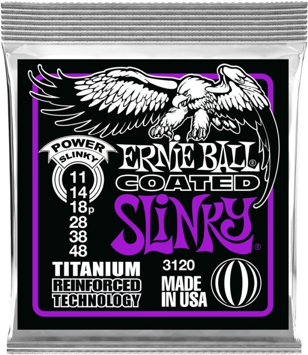 Ernie Ball RPS Coated titanium Power Slinky (P03120)