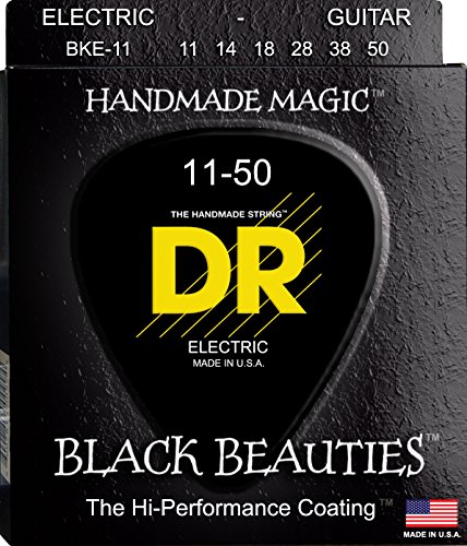 DR Strings Black Beauties Electric Heavy (BKE-11)