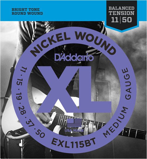D'Addario XL nickel Wound balanced Tension Medium (EXL115BT)