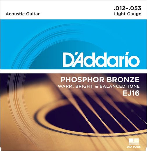 D'Addario Phosphor Bronze Light 25-pack (EJ16-B25)