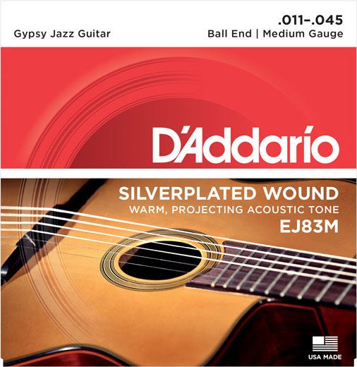 D'Addario Gypsy jazz ball End Medium (EJ83M)