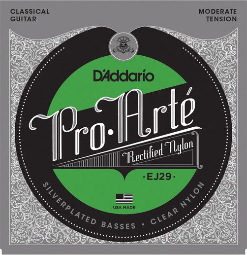 D'Addario Pro-Arté Rectified Trebles, Moderate Tension (EJ29)