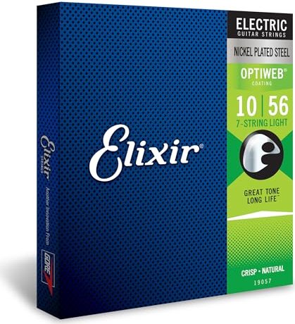 Elixir Electric Optiweb 7-string Light (19057)