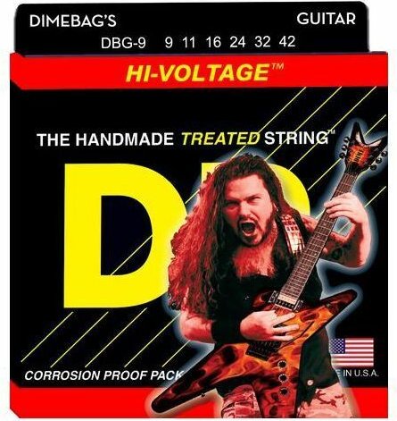 DR Strings Dimebag Darrell signature Hi-Voltage Light (DBG-9)