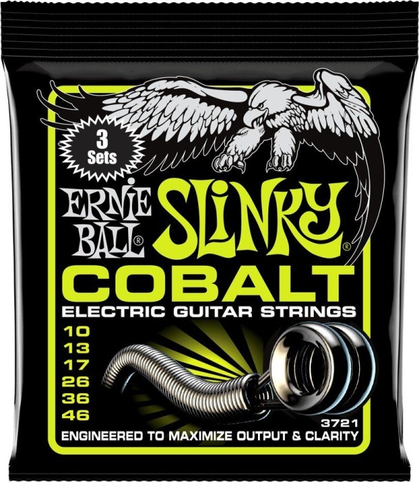 Ernie Ball Cobalt regular Slinky 3-pack (P03721)