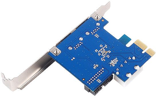 SilverStone EC04-P, 2x USB-A 3.0, 1x USB 3.0 internal, PCIe 2.0 x1 (SST-EC04-P / 71053)