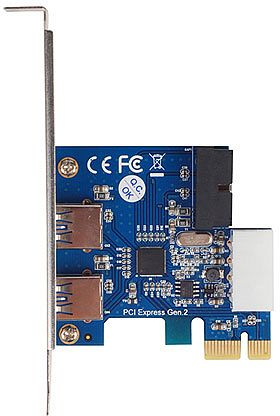 SilverStone EC04-P, 2x USB-A 3.0, 1x USB 3.0 internal, PCIe 2.0 x1 (SST-EC04-P / 71053)