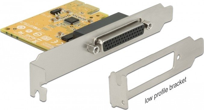 DeLOCK 1x DB44/2x DB9 serial, PCIe 2.0 x1 (62996)