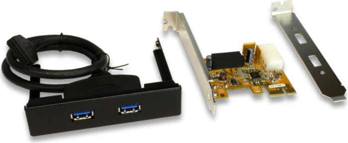 Exsys EX-11099-2, 2x USB 3.0, PCIe x1, bulk