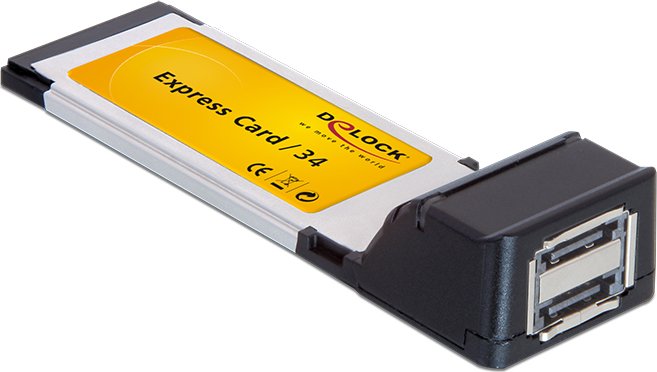 DeLOCK 2x eSATA, ExpressCard/34 (66221)