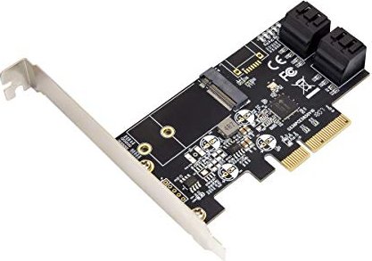 IOCrest 4x SATA, 1x M.2, PCIe 3.0 x4 (SI-PEX40138)