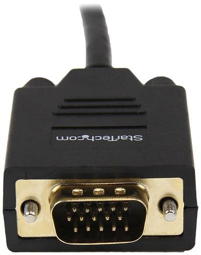 StarTech DisplayPort [plug]/VGA [plug] adapter cable black, 1.8m (DP2VGAMM6)