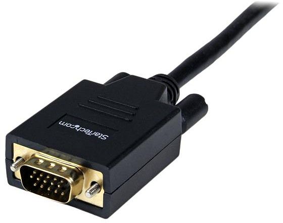 StarTech DisplayPort [plug]/VGA [plug] adapter cable black, 1.8m (DP2VGAMM6)