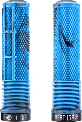 DMR DeathGrip2 Flangeless Thin grips blue marble (DMR-G-002-002)