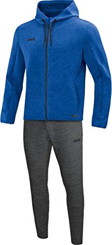 Jako Premium Basics mit Kapuze Trainingsanzug royal/meliert (M9729-04)