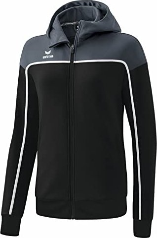 Erima Change mit Kapuze Trainingsjacke black grey/slate grey/white (Damen) (1032313)