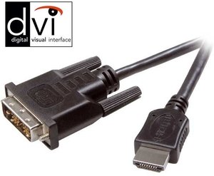 Vivanco CCM20HD HDMI/DVI Adapterkabel, 2m (45422)