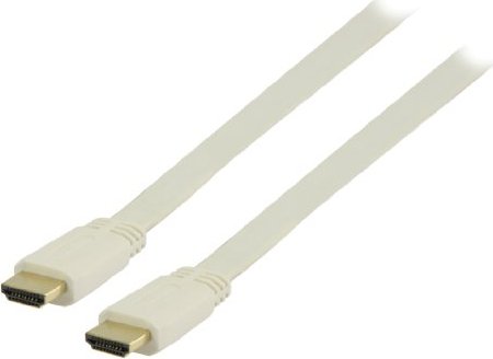 Nedis High Speed mit Ethernet HDMI 1.4 Kabel weiß, 1.50m (VGVP34100W15)