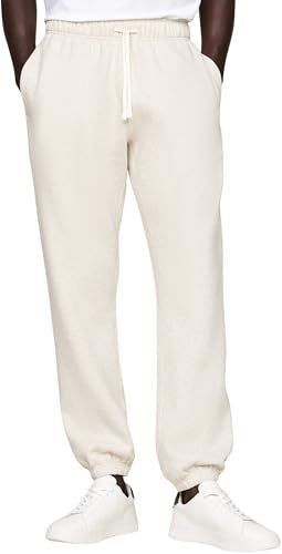 Tommy Hilfiger Fleece mit Bündchen Trainingshose heathered oat (Herren) (MW0MW37231HGF)