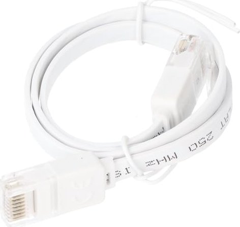 goobay Flach-Patchkabel, Cat6, U/UTP, RJ-45/RJ-45, 0.5m, weiß (95150)