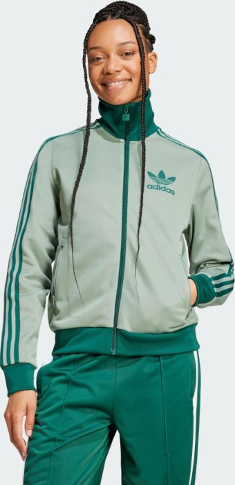 adidas Beckenbauer Originals Trainingsjacke silver green (Damen) (JC5809)