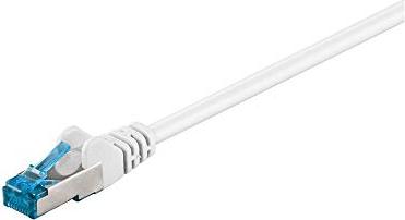 goobay Patchkabel, Cat6a, S/FTP, RJ-45/RJ-45, 0.5m, weiß (93667)