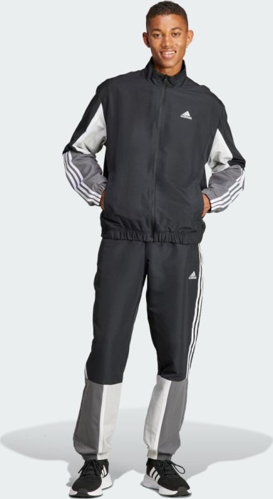 adidas Sportswear Colorblock 3-Streifen Trainingsanzug schwarz (Herren) (IP1611)