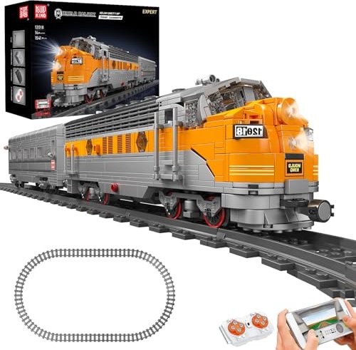 Mould King Wordl Railway USA EMD F7 WP Diesel Locomotive (12018)
