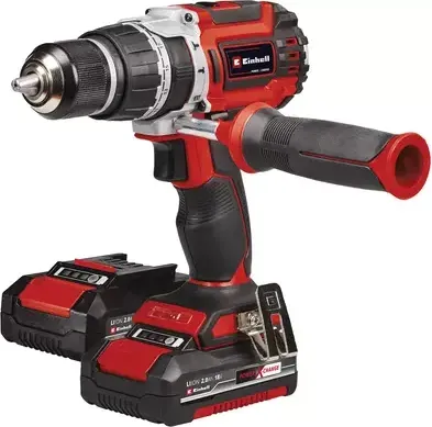 Einhell Professional TP-CD 18/60 Li-i BL Akku-Schlagbohrschrauber inkl. Koffer + 2 Akkus 2.0Ah + Zubehör (4514206)