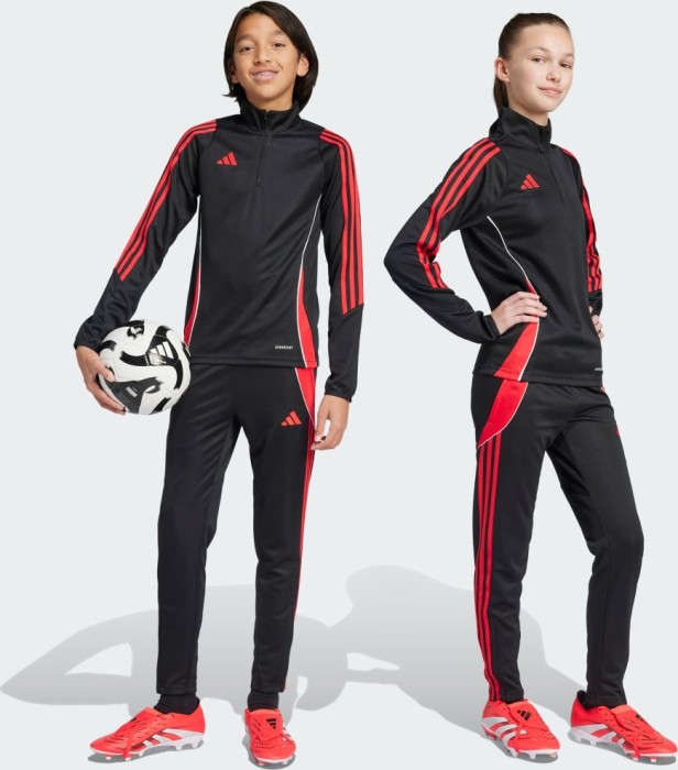 adidas Tiro 24 Slim Trainingshose black/pure ruby (Junior) (JP2490)