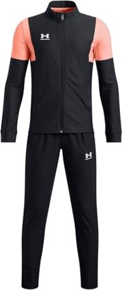 Under Armour Challenger Trainingsanzug black/flare orange (Junior) (1379708-005)