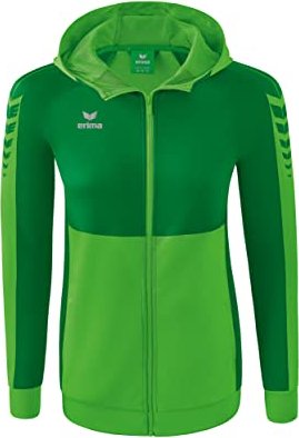 Erima Six Wings mit Kapuze Trainingsjacke green/smaragd (Damen) (1032219)