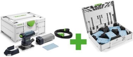 Festool RTS 400 REQ-Plus electric orbital sander incl. case + Accessories (578205)
