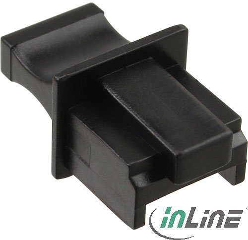 InLine dust protection for RJ-45, 100 pieces, black (59942E)