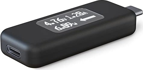 plugable USB-C USB-Leistungsmonitor, voltage and current meter with display (USBC-VAMETER)