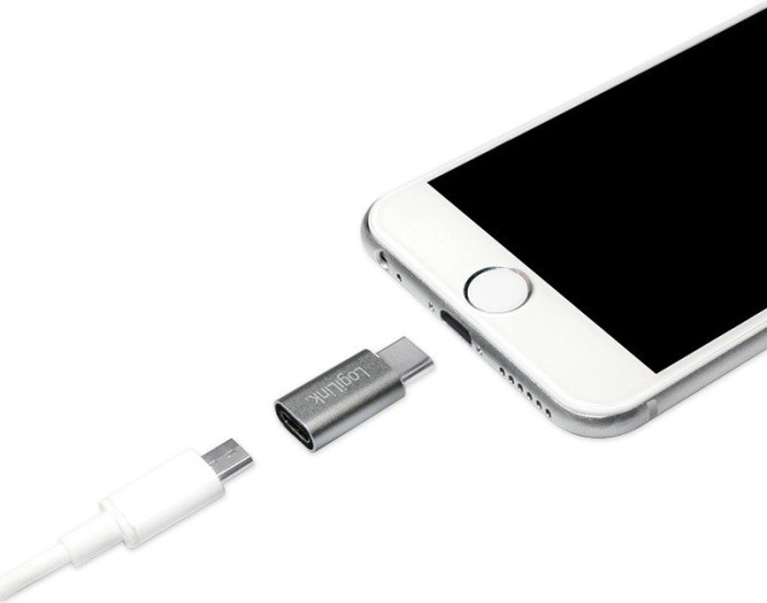 LogiLink Adapter Set USB-C 3.0 [Stecker]/USB-A 3.0 [Buchse]/USB 2.0 Micro-B [Buchse] (AU0040)