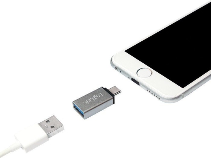 LogiLink Adapter Set USB-C 3.0 [Stecker]/USB-A 3.0 [Buchse]/USB 2.0 Micro-B [Buchse] (AU0040)
