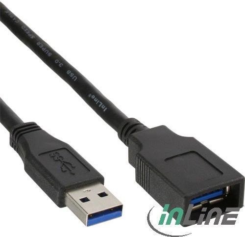 InLine USB-A 3.0 to USB-A 3.0 cable m/w, 3m (35630)