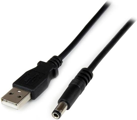 StarTech USB 2.0 on barrel connector type N cable black, 2m (USB2TYPEN2M)