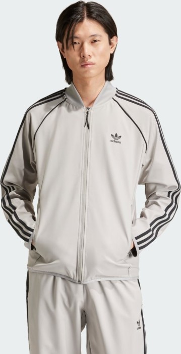 adidas SST Bonded Originals Trainingsjacke medium grey heather (Herren) (IW7318)