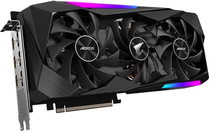 GIGABYTE AORUS GeForce RTX 3070 Master 8G (Rev. 1.0/1.1), 8GB GDDR6, 3x HDMI, 3x DP (GV-N3070AORUS M-8GD)
