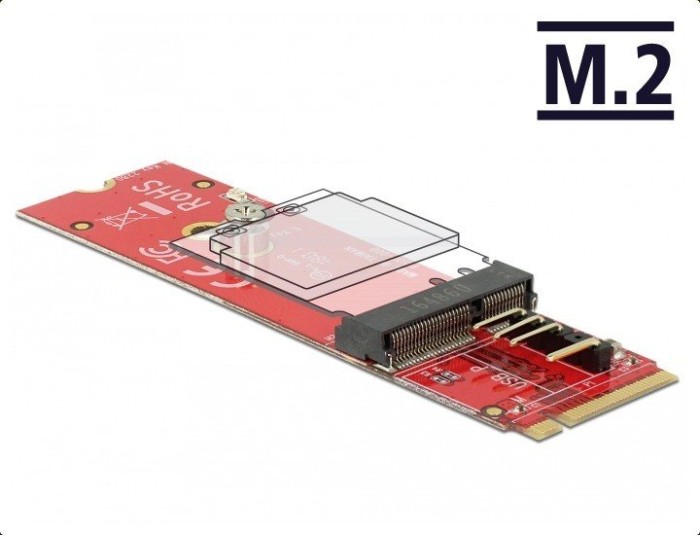 DeLOCK M.2 PCIe -> M.2 PCIe/USB (63343)