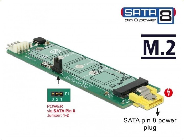 DeLOCK SATA -> M.2 SATA (62951)