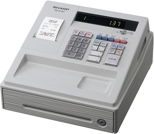 Sharp XE-A137 WH Cash register