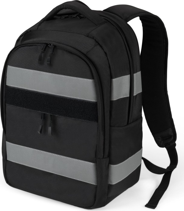 Dicota reflective 25 liters, notebook backpack, black, V2 (P20471-03-V2)