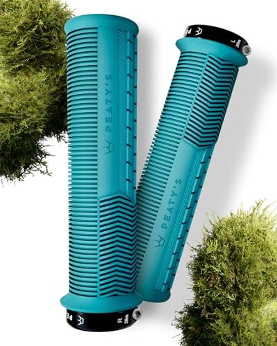 Peaty's Monarch Mushroom Thick grips turquoise