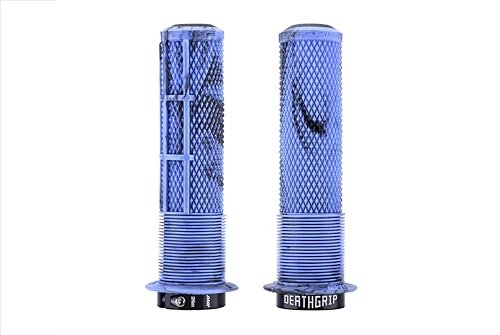 DMR DeathGrip2 flange Thick grips blue marble (DMR-G-003-002)