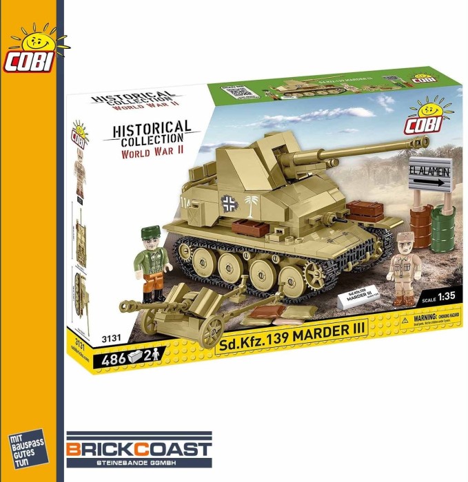 Cobi Historical Collection WW2 Sd.Kfz.139 Marder III (3131)